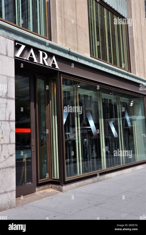 Zara Store New York City Usa Stock Photo Alamy