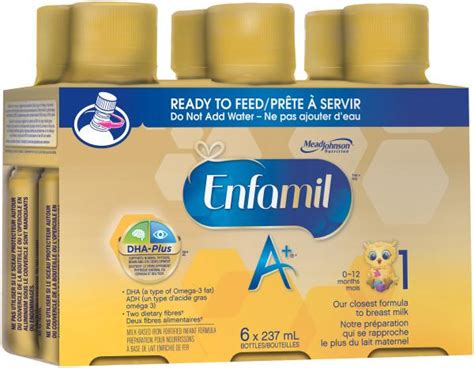 Enfamil A+® Infant Formula, Ready to Feed Bottles, 237mL | Enfamil Canada