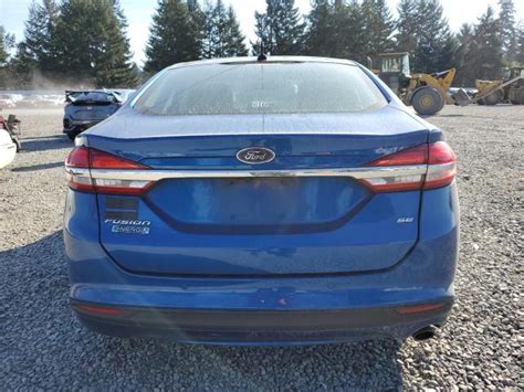 2017 Ford Fusion Se Phev Photos Wa Graham Repairable Salvage Car Auction On Fri Mar 22