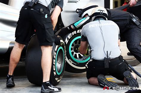 Mercedes Amg F1 Mechanics Practice Pit Stops Photo Gallery