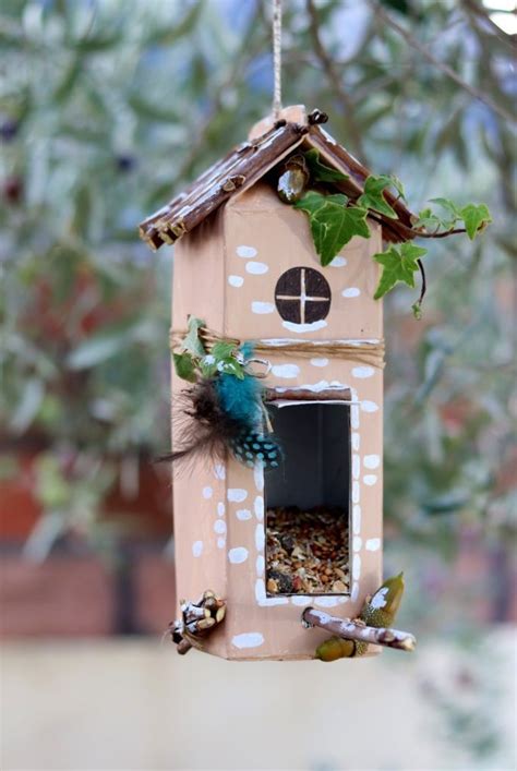 DIY facile fabriquer une mangeoire 100 récup La tribu des Idées