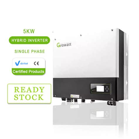 Solar Inverter Growat 5kw 48V Sph 5000 Single Phase 5000W Hybrid