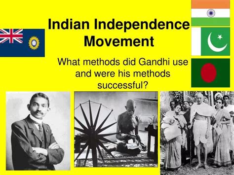 PPT - Indian Independence Movement PowerPoint Presentation, free ...