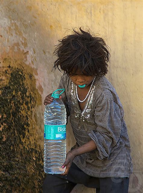 Boy Getting Water Jaipur Gunther Deichmann