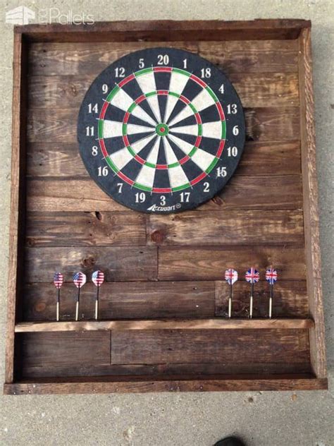 Diy Pallet Dart Board • 1001 Pallets