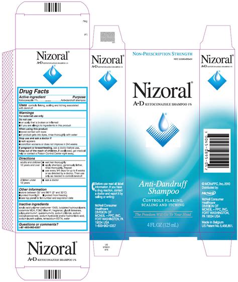 Nizoral A D Ketoconazole Shampoo