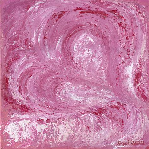 Pink Color of Energy Painting by Ania M Milo - Fine Art America