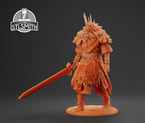 Stl File Gwyn Lord Of Cinder Dark Souls Miniature Stldesign To