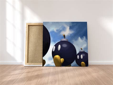 Bob Omb Battlefield Mario 64 50x50 Cm Etsy