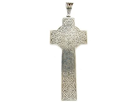 Victorian Silver Celtic Cross Pendant The Antique Jewellery Company