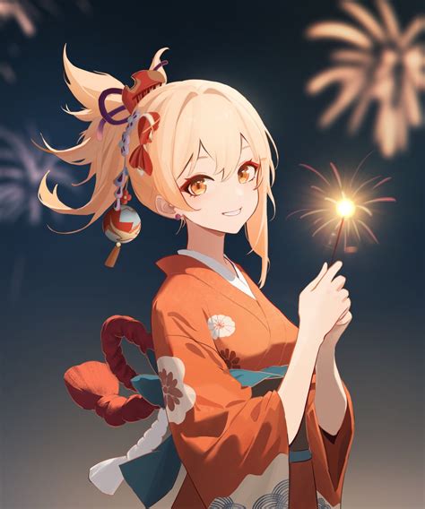 Kimono Yoimiya By Aerldor Ryoimiyamains