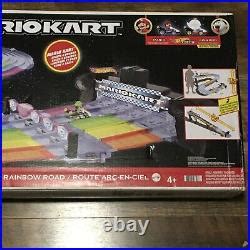 Car Track Set Hot Wheels Mario Kart Rainbow Road Raceway Track Set IN HAND