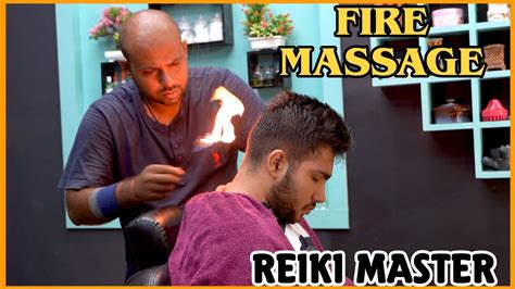 Asmr Relaxing Fire Head Massage And Crackings By Reiki Master💈 Asmr