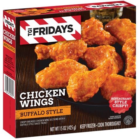 Tgif Buffalo Style Chicken Wings Frozen Snacks Oz Kroger