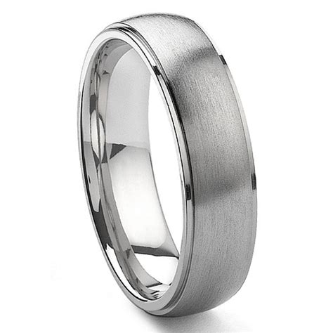 Dante Tungsten Carbide Satin Finish Wedding Band Ring