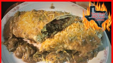 New Mexico Green Chili Breakfast Burrito On The Blackstone Green Chili