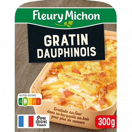 Fleury Michon Gratin Dauphinois Jambon Sup Rieur G