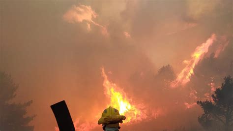 Incendio En La Sierra De Gredos Elevado El Nivel De Peligrosidad Del