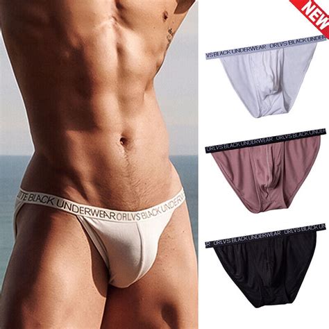 Modal Sexy Mans Underwear Briefs Underpants Low Waist Male Bikini Gay Underwear Ebay
