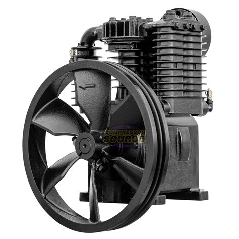 5 HP Replacement Air Compressor Pump Two Stage 2 Cylinder 19 SCFM Max ...