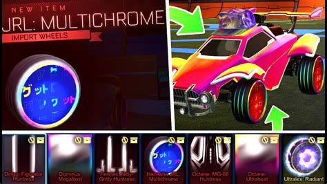 NEW MULTICHROME ITEM SHOWCASE IN ROCKET LEAGUE Rocket League Neo