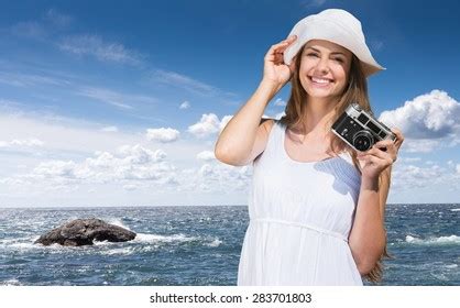 Beach Girl Bikini Stock Photo Shutterstock