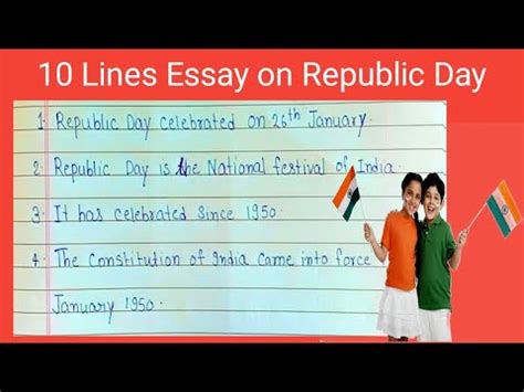 10 Lines Essay On Republic Day Republic Day Essay 10 Lines On Republic