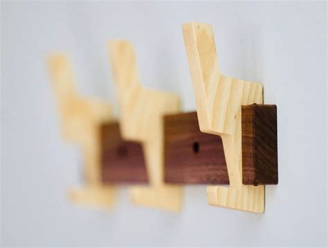 Wall Mounted Modern Coat Rack, Hat Rack, Backpack Hooks, 2 Hooks, 3 ...