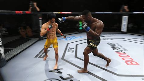 UFC 4 Bruce Lee Vs Francis Ngannou UFC EA Sports KO TKO YouTube