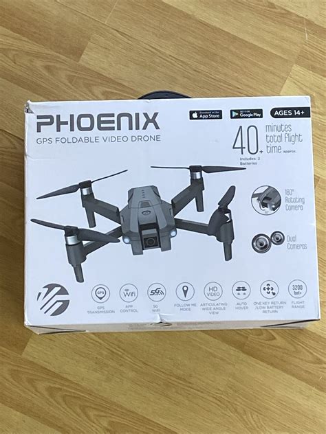 Vivitar Drc Lsx Vti Phoenix Foldable Camera Drone New Sealed