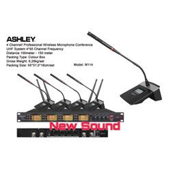 Jual Mic Wireless Ashley M Channel Meja Conference System Podium