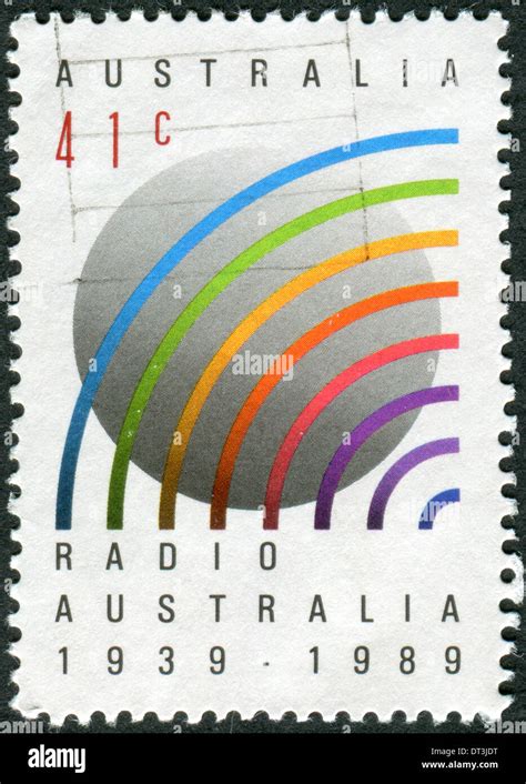 Australia Circa Postage Stamp Printed In Australia Dedicated