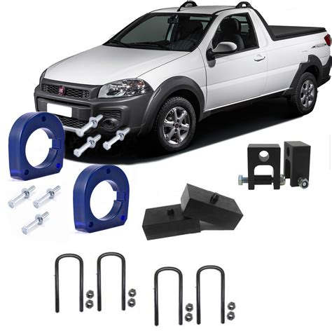 Kit Lift De Suspens O Polegadas Fiat Strada A Universo