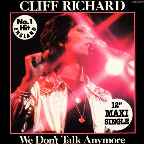 Cliff Richard We Don T Talk Anymore Vinyl Discogs