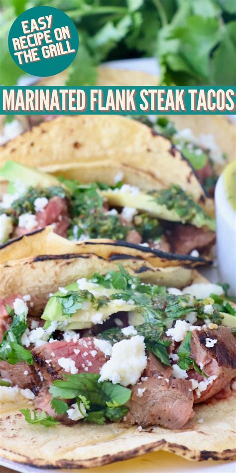 Flank Steak Tacos With Chili Lime Marinade