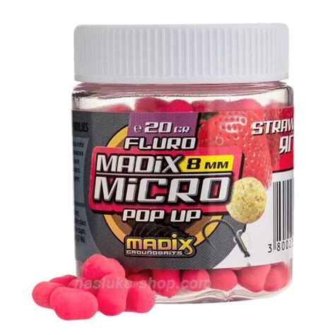 Плуващи дъмбели Madix Micro Pop-up - Ягода | Протеинови топчета от ...