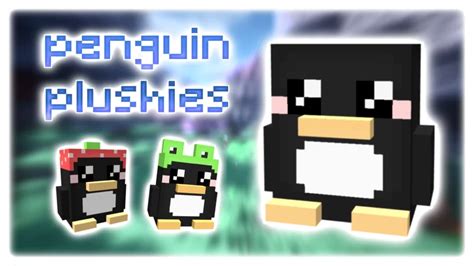 Penguin Plushies Addon — Mcbe Pe Minecraft Mod