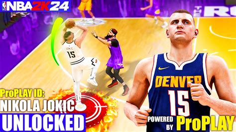 Nikola Jokic Build Proplay Is Amazing On Nba 2k24 Youtube