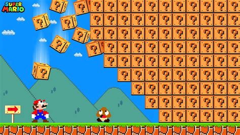 Can Mario Jump Over 999 Item Blocks In New Super Mario Bros Wii