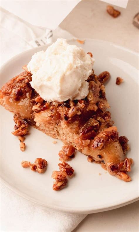 Caramel Pecan Apple Spice Upside Down Cake Hey Snickerdoodle