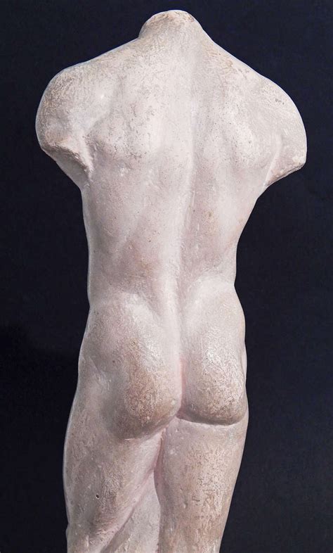 Torso Rare Important Nude Male Sculpture by Richmond Barthé at