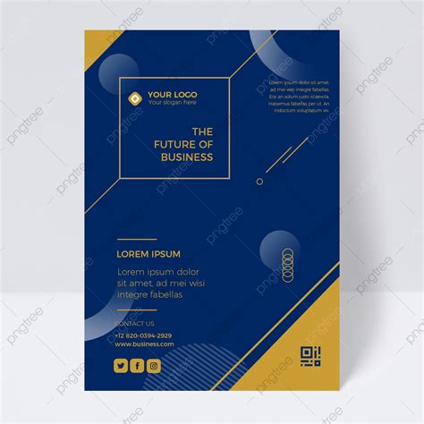 Golden Geometric Business Marketing Plan Cover Template Download On Pngtree