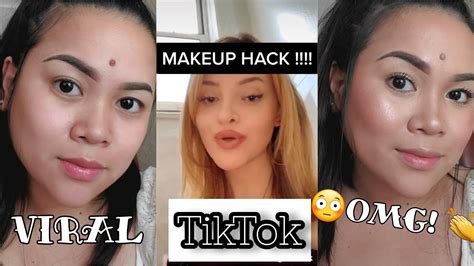 Testing Viral TIK TOK Makeup Hack Life Changing YouTube