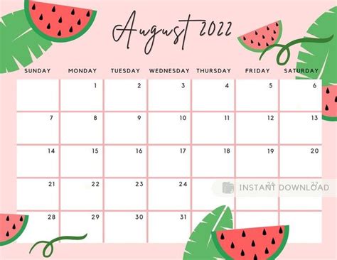 Pin By Carolyn Malin On Month By Month August Calendar Planner