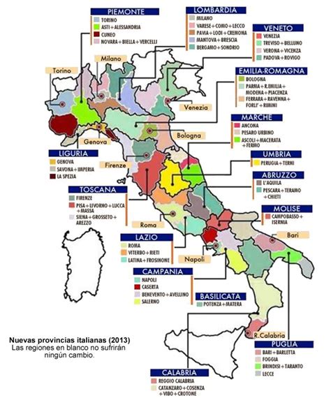 Italian Tribes Map