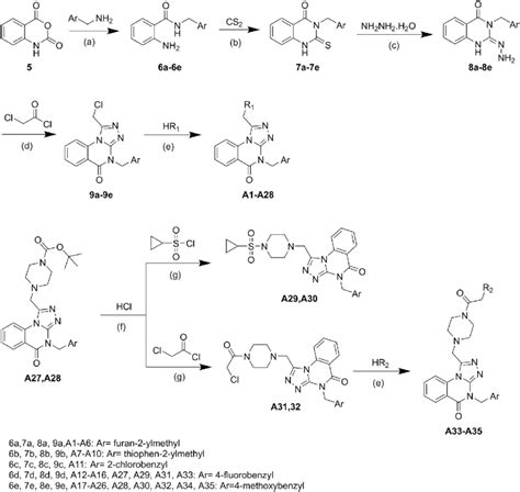 Scheme 1 Synthetic Route Of Target Compounds A EA 40 C 2 H B