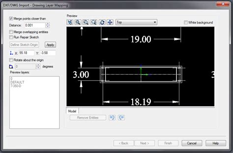 Solidworks Tip Import Dxf Dwg Set Origin Rickyjordan