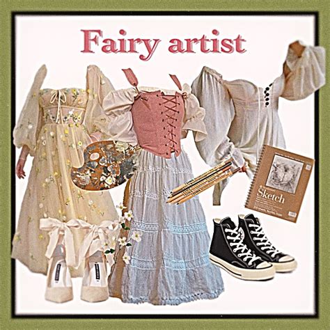 Fairy Artist Lookbook Fairycore Outfits Stylish Outfits Aesthetic