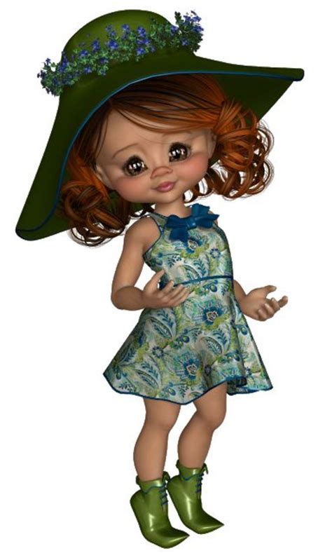 Cute Dolls Girl Cartoon Pretty Dolls