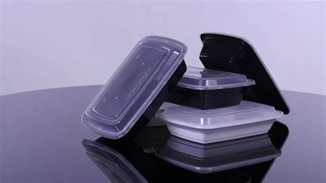 A Oz Microwave Disposable Food Container Takeaway Lunch Box Plastic